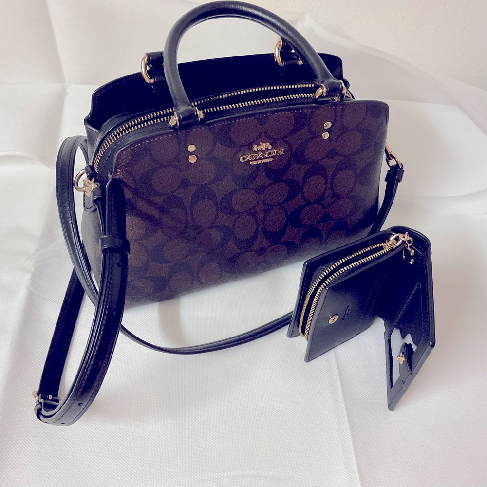 Coach Mini Lillie Carryall & Matching wallet